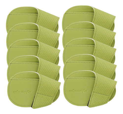 10x Fundas De Cabeza Para Palos De Golf Funda Talla S Verde