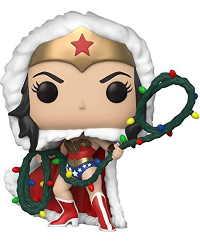 Funko Pop Dc Heroes Dc Holiday Wonder Woman Con Cadena