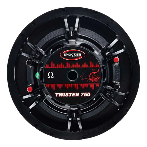 04 Alto Falante Subwoofer 12 Polegadas 750w Shocker Twister