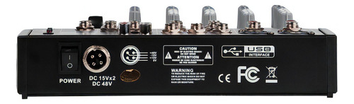 Mezcladora Soundtrack Pasiva De 8 Canales Mod. Mx802usb