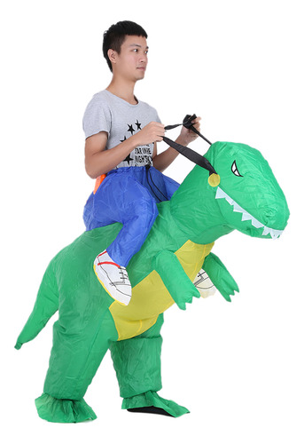 Disfraz Inflable De Dinosaurio Irishom Adorable Para Adultos