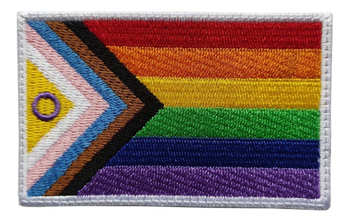 Parche Bordado Nueva Bandera Lgbt+ Bandera Del Orgullo Gay