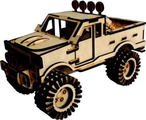 Imagen 3 de 4 de Autos Puzzle De Madera Puzzle 3d Rompecabezas Coches Camion