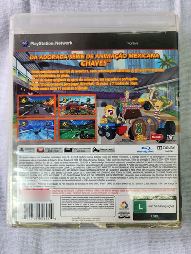 Jogo Chaves Kart Playstation 3 Semi Novo (Usado)