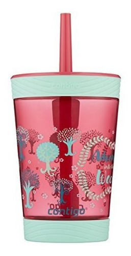 Vaso De Paja Tritan Para Niños Contigo, A Prueba De Derrames