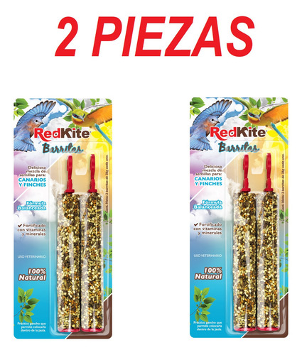 Combo Premio Para Canarios Y Finches Barrita De Semillas