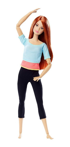 Barbie Blue Top Movimientos Divertidos Muñeca Juguete Niña