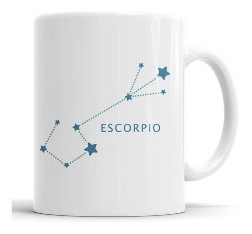 Taza Escorpio Signos Zodiaco - Cerámica Importada