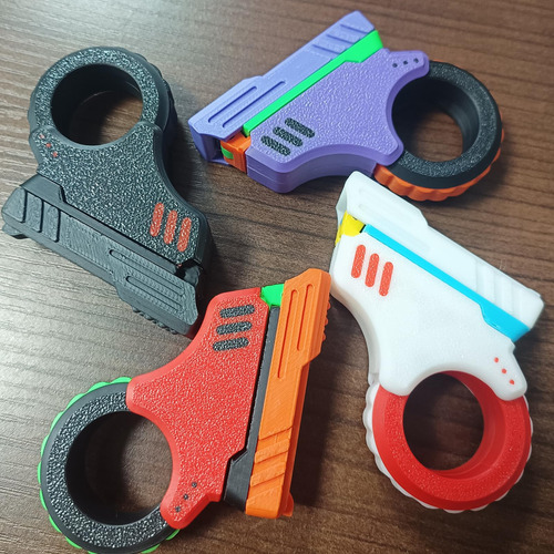Juguete Antiestrés Deslizante 3d, Spinner Texturizado For