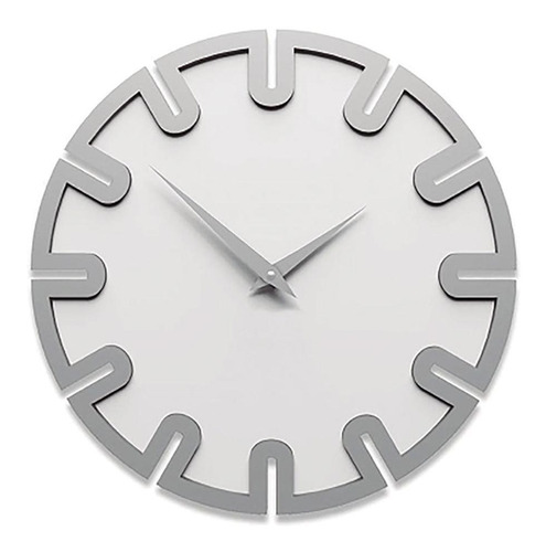 Imagen 1 de 1 de Reloj Decorativo En Madera Con Forma De Circulo Y Aberturas