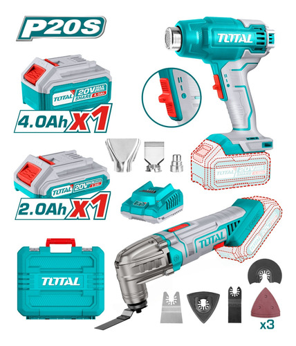 Cmb Pistola Calor+multiherra. Inalam Total Tools Tosli230705