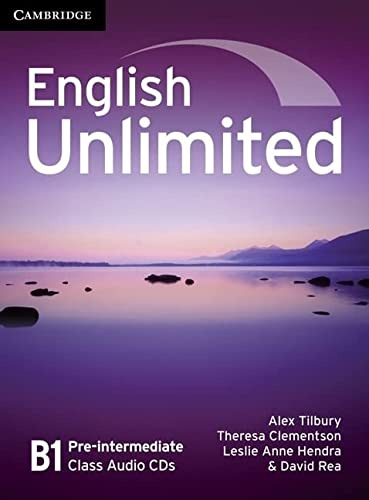 Libro English Unlimited Pre Intermediate Class Audio Cds De