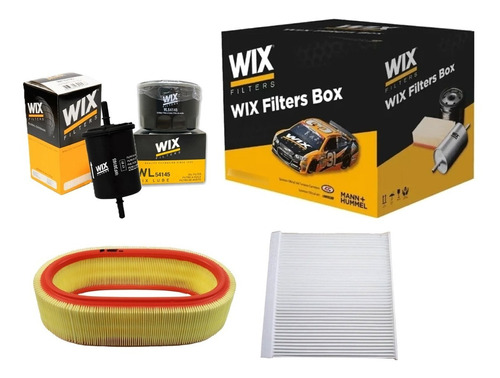 Kit X 4 Filtros Wix Renault Logan 1.5 Dci 1.6 Nafta 2007/14