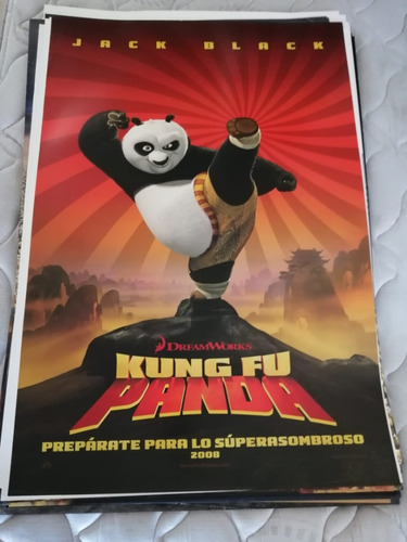 Afiche-póster De Película De Cine Original Kungfu Panda