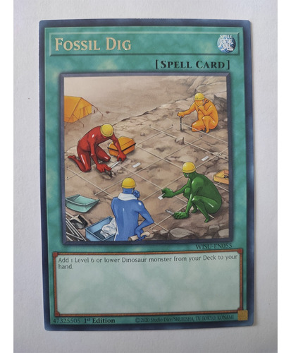 Yugioh Fossil Dig - Wisu-en055 - Rare