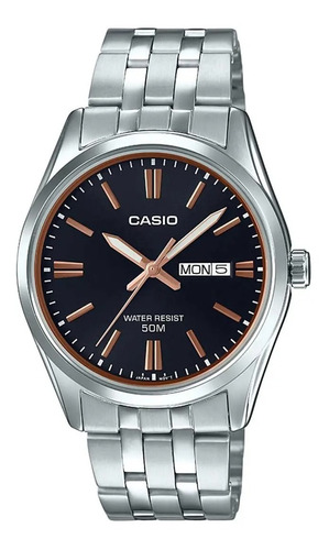 Reloj Casio Análogo Ltp-1335d Acero Inoxidable Febo