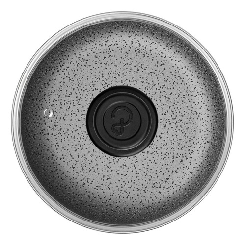 Caçarola Alu Maximum Stone Aa 20cm Tampa Vidro Verde Panelux