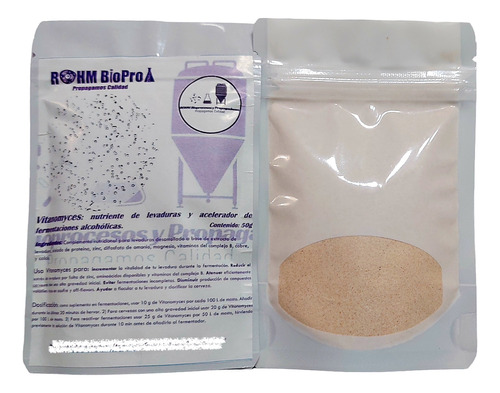 Nutriente Para Levaduras (n,zn,po4) Vitanomyces Bolsa 500 G 