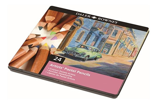 Imagen 2 de 2 de Lápiz Pastel Daler Rowney 24 Pzs