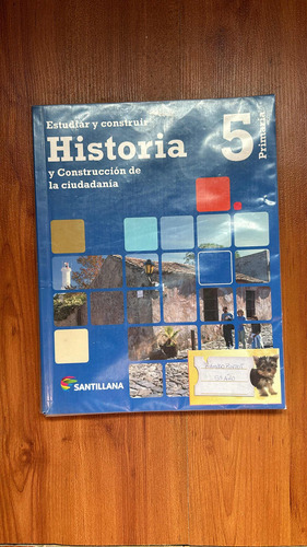 Libro De Historia, 5to De Primaria.