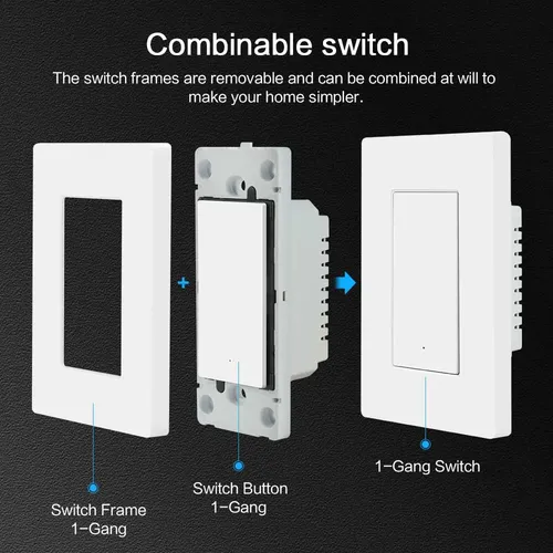 Y-zemismart Interruptor Inteligente Matter Wifi 2gang 3-way