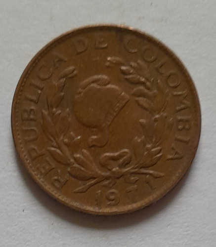 Monedas De 5 Centavos Año 1971, Estado Vf.