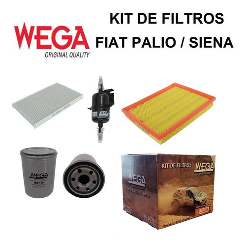 Kit De Filtros Wega Fiat Palio/siena