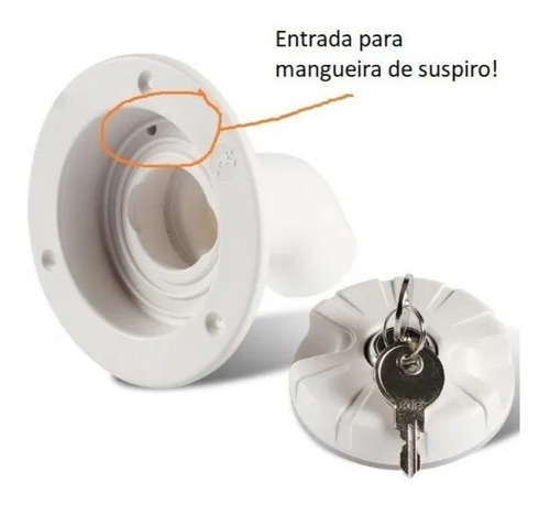 Imagem 4 de 4 de Entrada Água P/ Trailers Motorhome Campers Caixa Água Seaflo