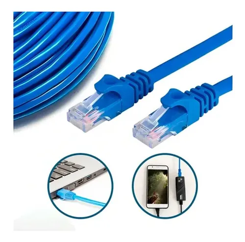 Cable De Red Ethernet Lan Rj45 Cat5e 15m