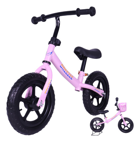 Bicicleta Infantil Equilibrio Balance 12p Sin Pedales Calida Color Rosa