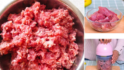 Imagen 7 de 8 de Picadora Cortadora De Carne Eléctrica Multifunción Clicshop