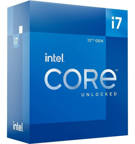 Procesador Intel Core I7 12700k 12gen Socket Lga 1700 12core