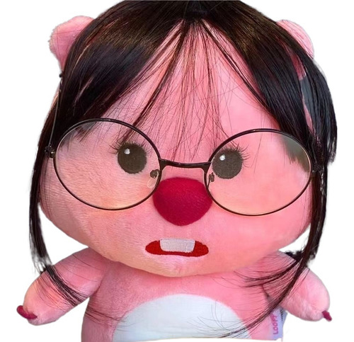 Loopy El Castor Peluche + Peluca + Con Gafas 30cm