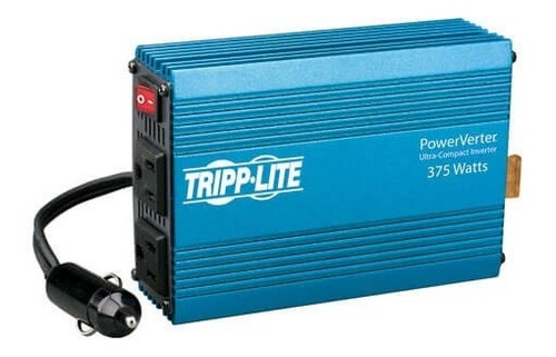 Inversor De Voltaje Tripp Lite Pv375 375w 2 Tomas Para Auto