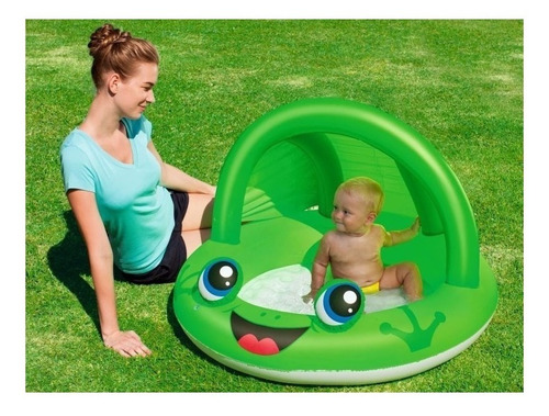 Imagen 2 de 2 de Pileta inflable redonda Bestway 52189 26L color verde