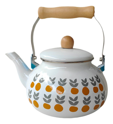 Tetera Esmaltada De , Tetera Decorativa De 2,5 L Con Mango,