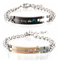 Comprar Pulseras Para Novios Brazalete Enamorados (par De Pulseras)