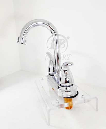 Llave Mezcladora Lavabo Tipo Bar Cromo