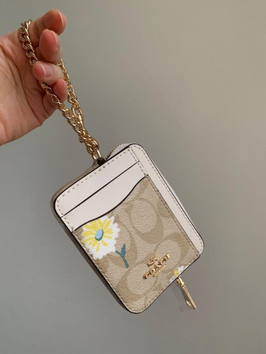 Monedero Tarjetero Coach Original Zip Cardcase Signature