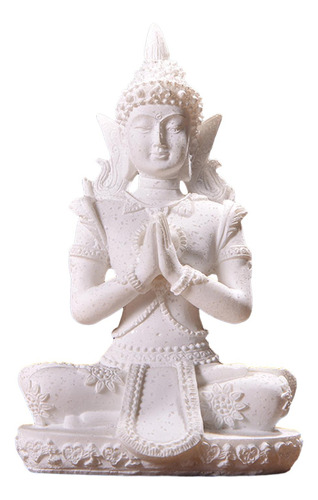 Estatua De Buda Sentado, Escultura De Piedra Arenisca,