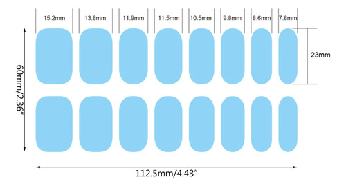 (bsg251) Pegatinas De Esmalte De Uñas De Gel Curado Con Dise