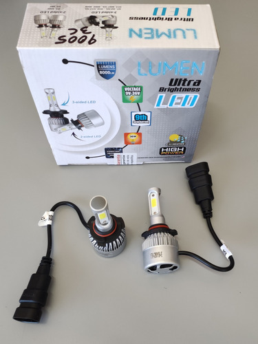 Kit De Luz Led 9005 3 Caras Para Faros Conector 9005