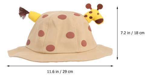 Sombrero De Jirafa Con Forma De Dibujos Animados Con Ala, Ad