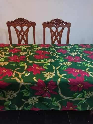 2.50 Y 3 Mts. Manteles Navideños Fabricados En Tela