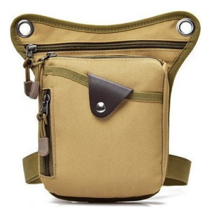 Bolsa Piernera Motociclista Hombre Tactica Militar Campi [u]