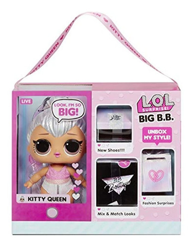 Lol Sorpresa Gran B.b. (bebe Grande) Kitty Queen - Muñeca 