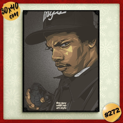 Pack De 3 Posters 30 X 40 Cm Papel Ilustración / Rap Hip Hop
