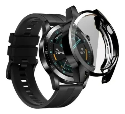 Funda + Lámina De Vidrio Compatible Huawei Gt2 De 46 Mm