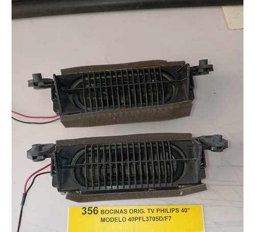 Bocinas Originales Tv Philips 40 Modelo 40pfl3705d/f7 (Usado)