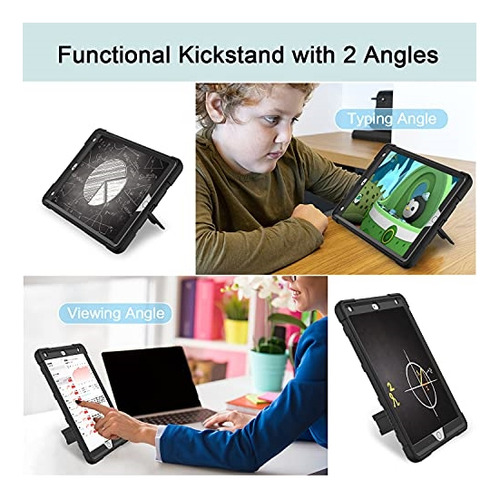 Fundas Y Estuches Para Tablets Color Negro De 10,2 Pulgadas